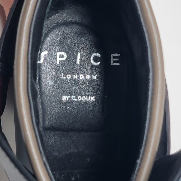 Spice London C. Doux Leather Ankle Boots Tri Color Slip On Made in Spain - Picture 4 of 12